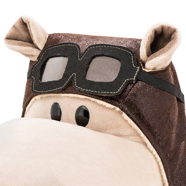Orange Life Po the Hippopotamus Aviator Plush Toys