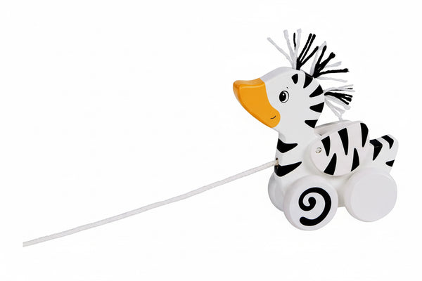 Pull-Along Animal - Zebra Duck