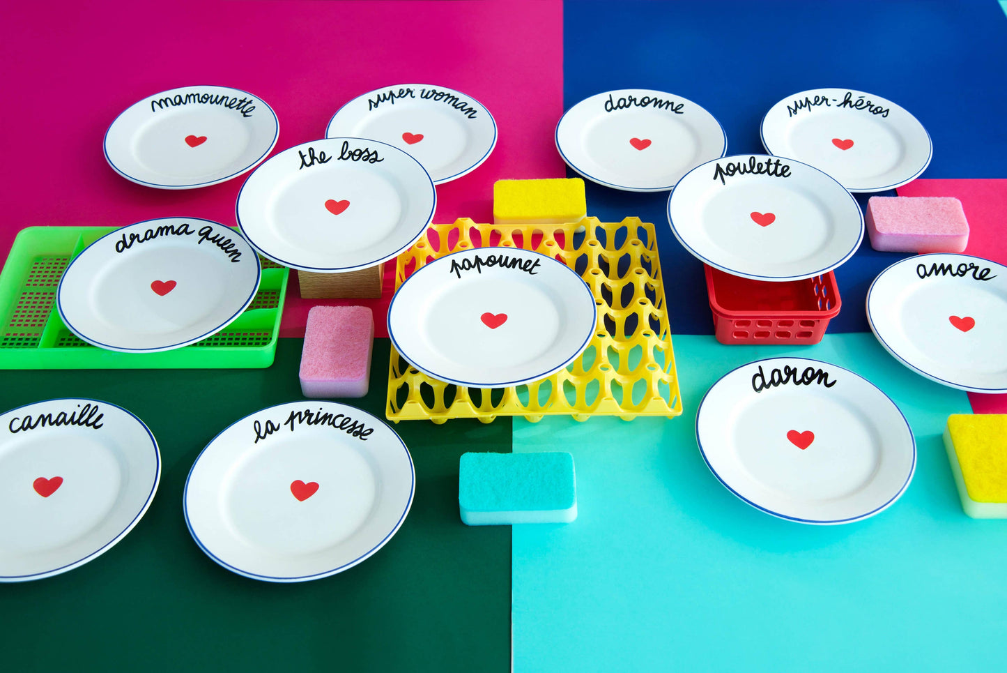 Het gezin vermaakt zich kostelijk - Drama Queen Plate