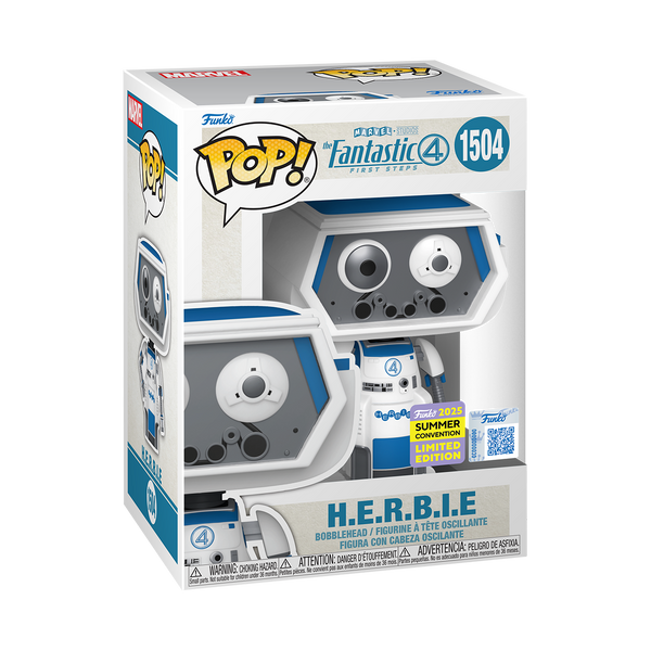 Funko Pop! H.E.R.B.I.E. Fantastic Four First Steps #1504 - boîte