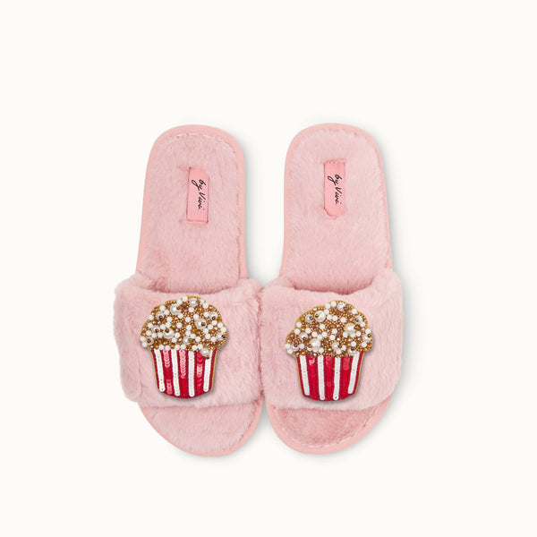 Pair of slippers pins - Popcorn