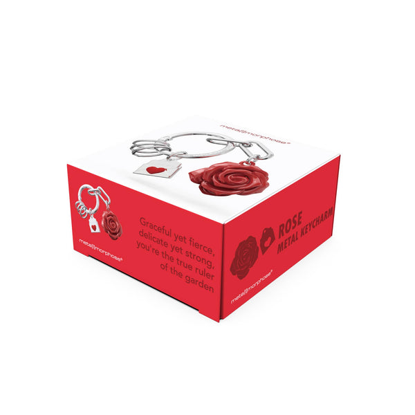 Rose Charm Keychain
