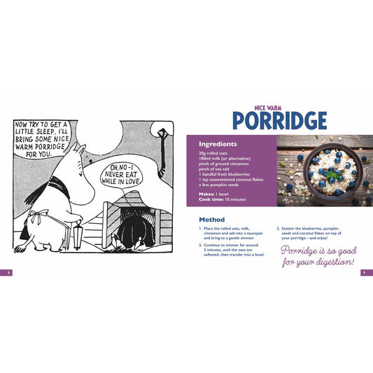 Square gift book, 64 pages - Moomin (Comfort Food)