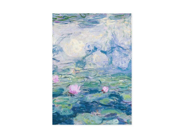 Monet tea towel with Water Lilies design