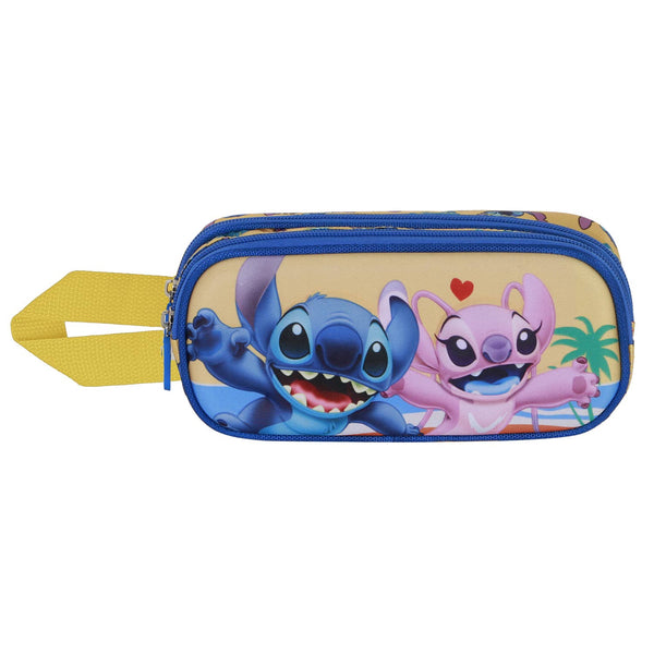 Disney Lilo & Stitch Ocean 3D Double Pencil Case