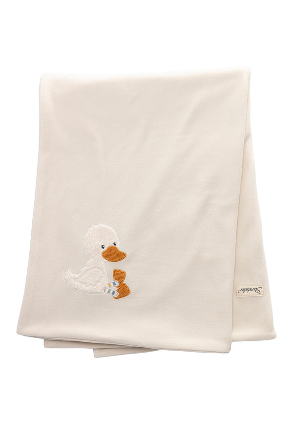 Edda the Duck baby blanket