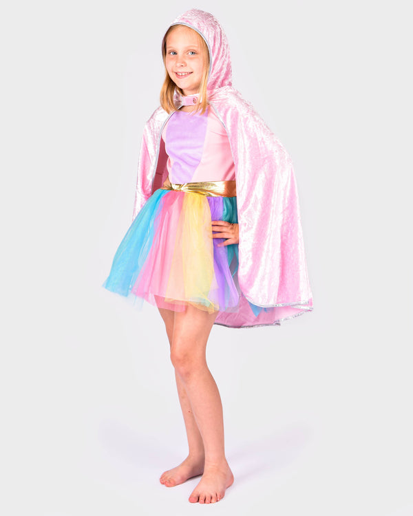 Cape pink crown in silver 98-128 cm 3-8 years