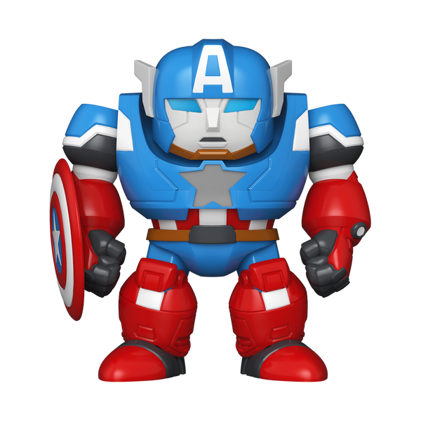Bitty Pop! Bitty Bot Captain America Mech with Captain America – visuel officiel Funko