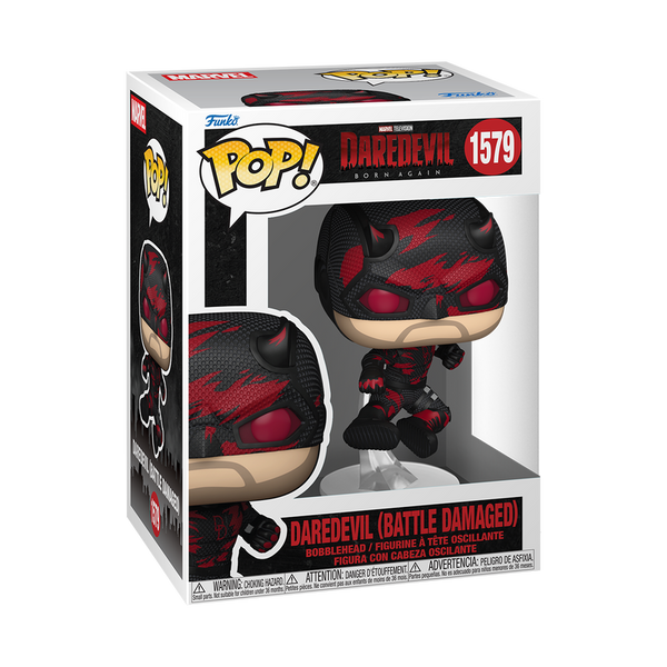 Funko Pop! Daredevil (Battle Damaged) (Born Again) #1579 - vue officielle 2