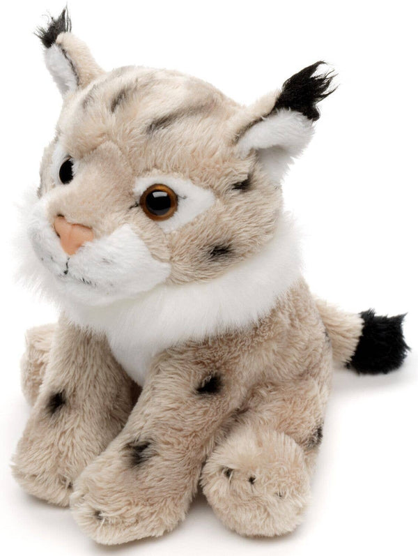 Peluche Lynx - 13 cm (longueur) - peluche Uni Toys