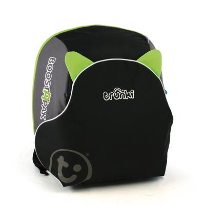 Trunki: BOOSTAPAK siège-auto et sac à dos 36x16x40 cm , 2 en 1, housse lavable, groupe 2-3 (15-36kg), 4 jusqu'à 11 ans