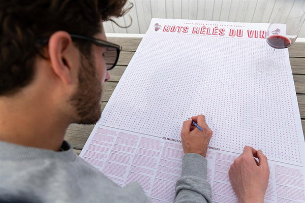 XL Game Poster - Wine Word Search