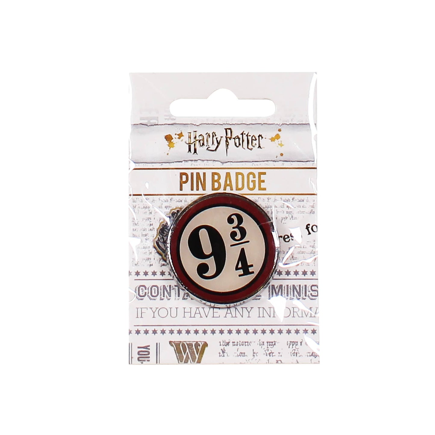 Harry Potter Enamel Pin Badge (Platform 9 3/4)
