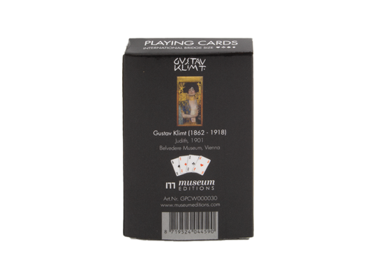 Deck of 56 Bridge playing cards featuring Gustav Klimt's painting, Judith