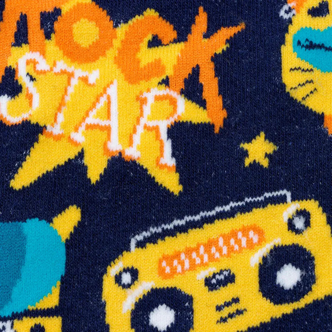 Rock Star Lazy Socks