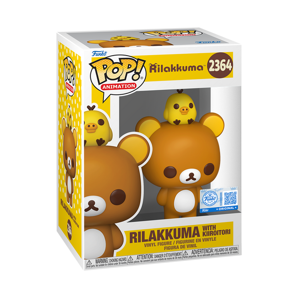 Pop! Rilakkuma avec Kiiroitori – boîte officielle Funko #2364