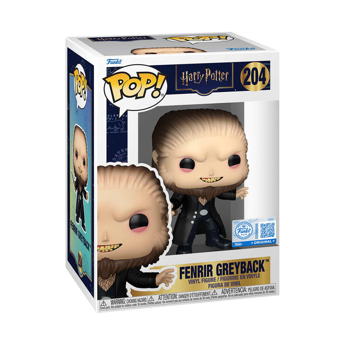 Pop! Fenrir Greyback #204 - boîte officielle Funko