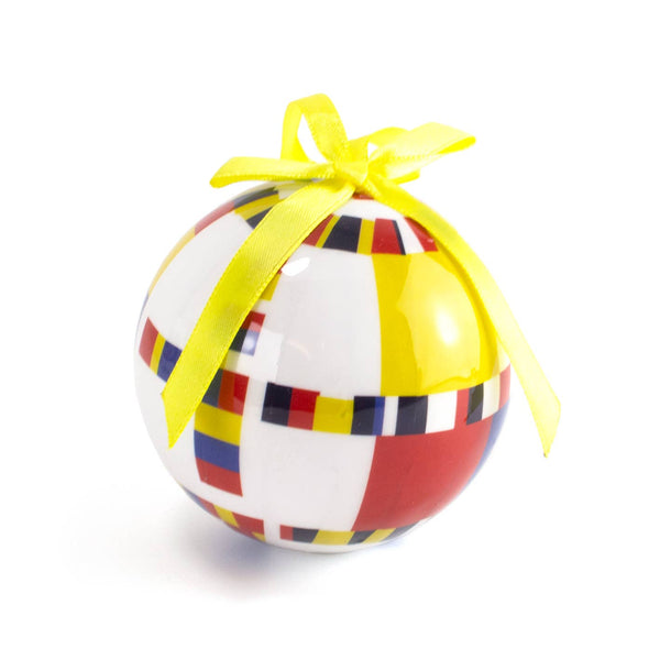 Ornement de Noël incassable Mondriaan Boogie Woogie
