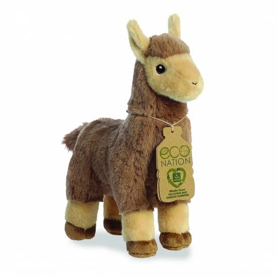 Eco Nation Beige Llama Plush Toy