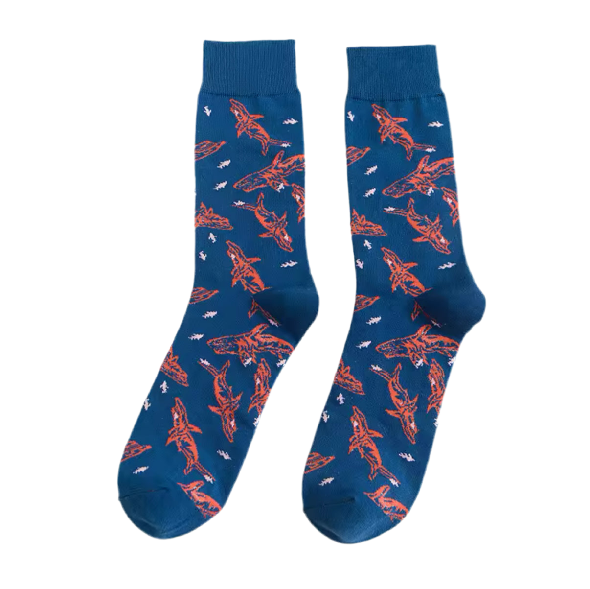 chaussettes requins rouges mrcol