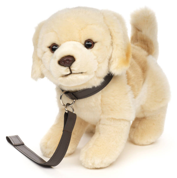 Chiot Golden Retriever, peluche debout Uni Toys