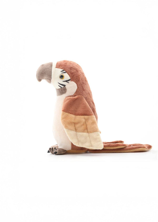 Pierre the Talking Parrot Plush - Rust