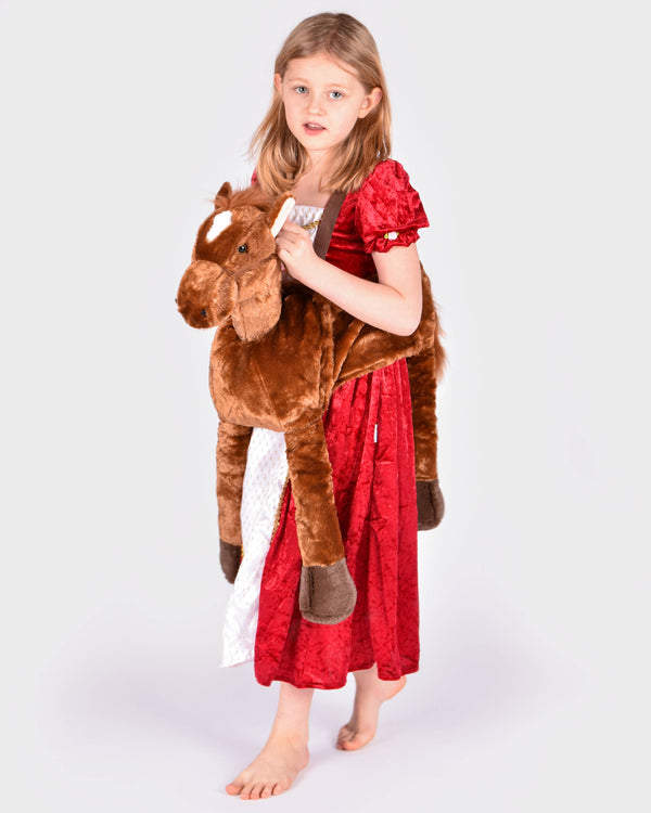 Ride-on horse costume one size 80 x 80 cm