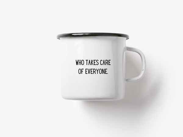 Bad Ass Woman Enamel Mug