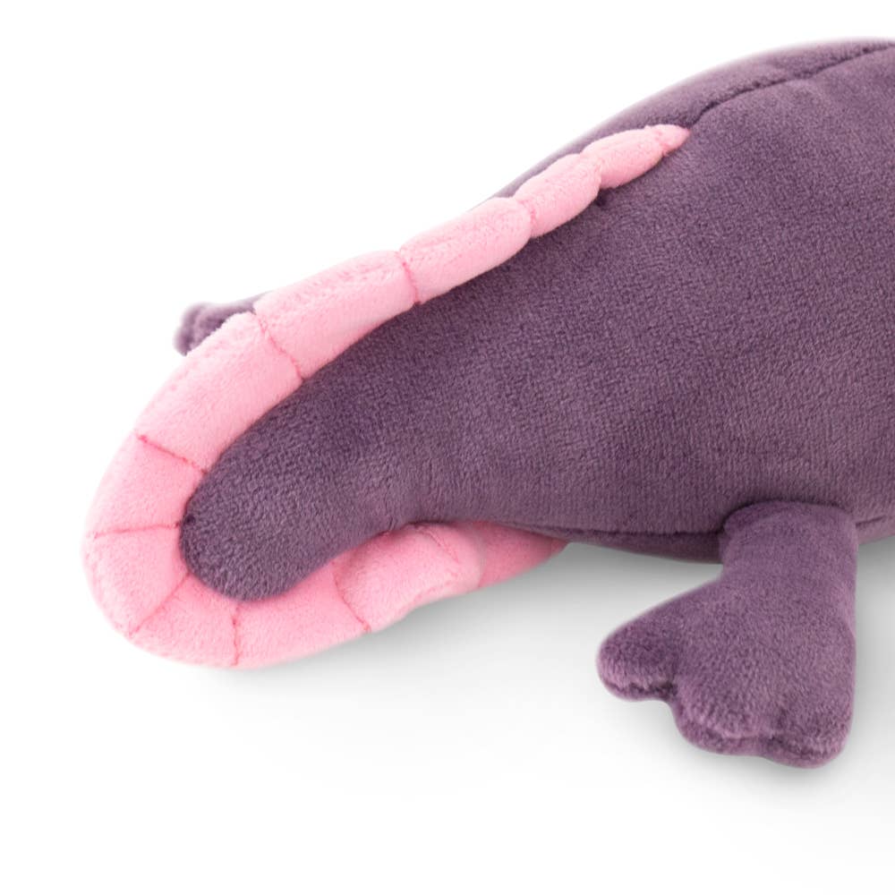 Peluche axolotl violet 20 cm