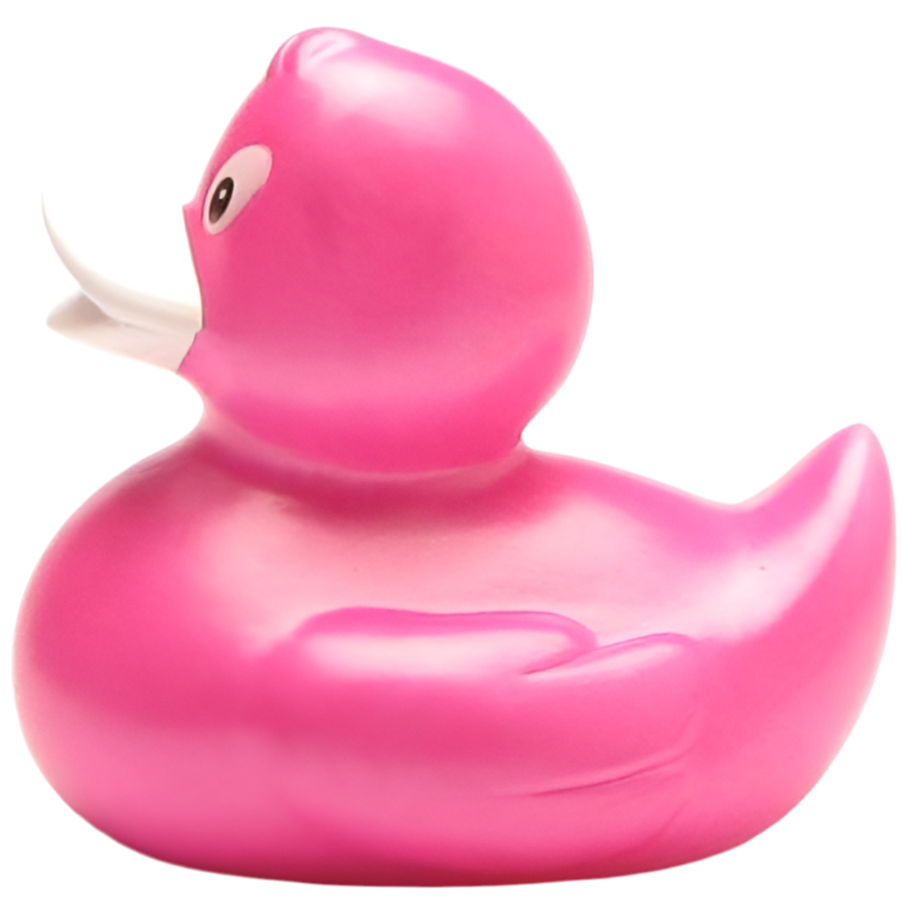 canard classique rose metallise
