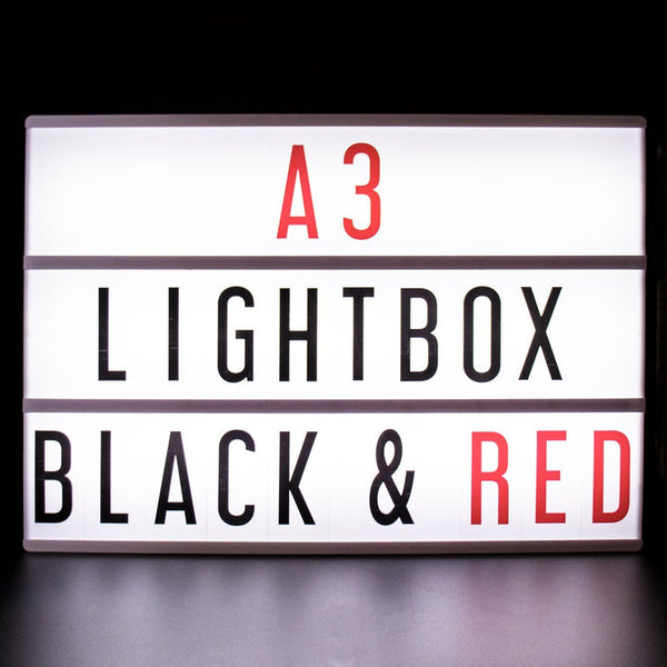Lightbox Cinematic - Noire A3 Locomocean | Boutique d'objets cadeaux designs