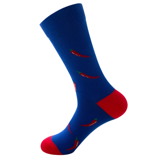chaussettes piments rouges mrcol