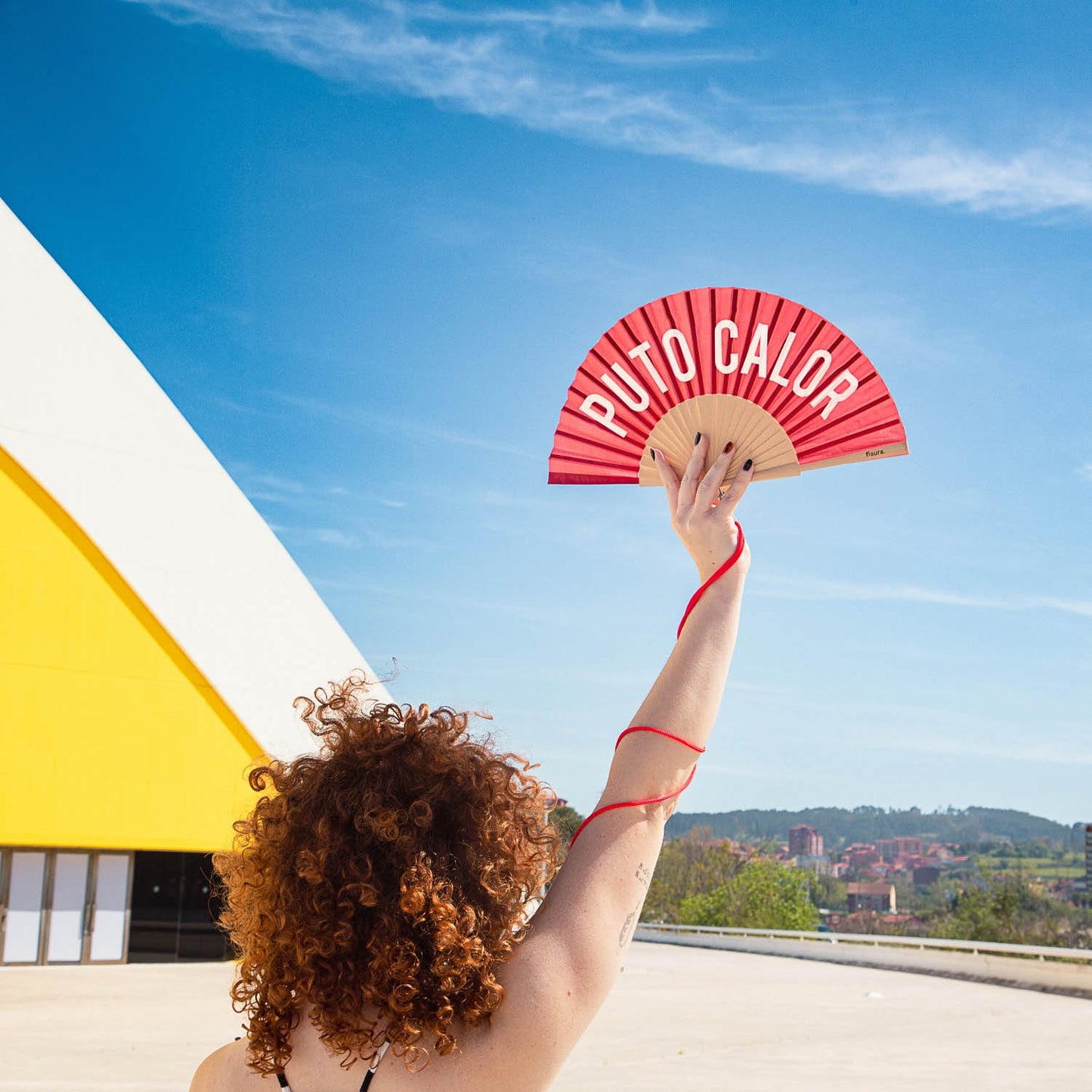 Éventail « Puto calor » – Fisura – vue 4