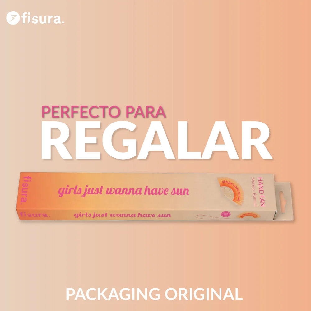 Éventail « Girls just wanna have sun » – Fisura – vue 6