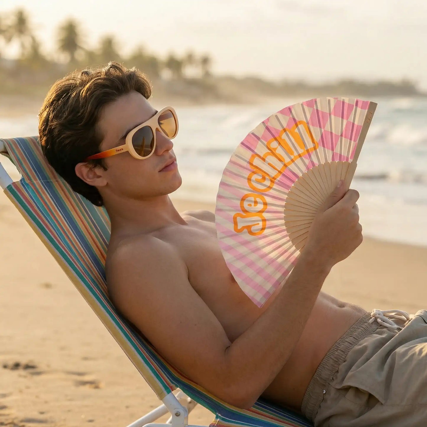 Éventail « Je chill » – Fisura – vue 6