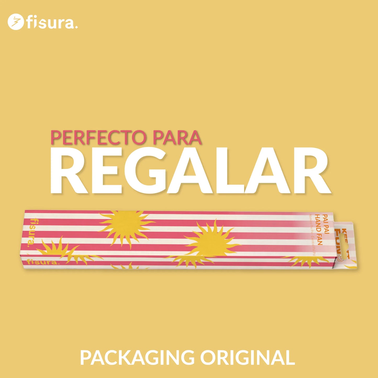 Éventail Pai Pai « Sol » – Fisura – vue 6