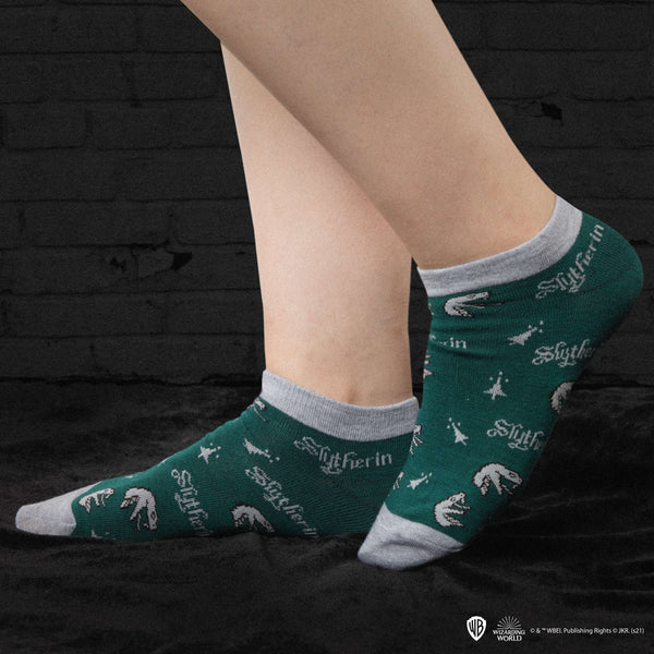 Set of 3 Pairs of Slytherin Ankle Socks