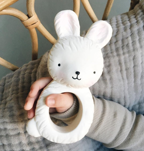White rabbit dentition ring