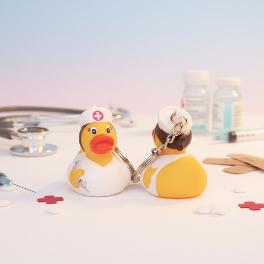 Nurse Duck Keychain