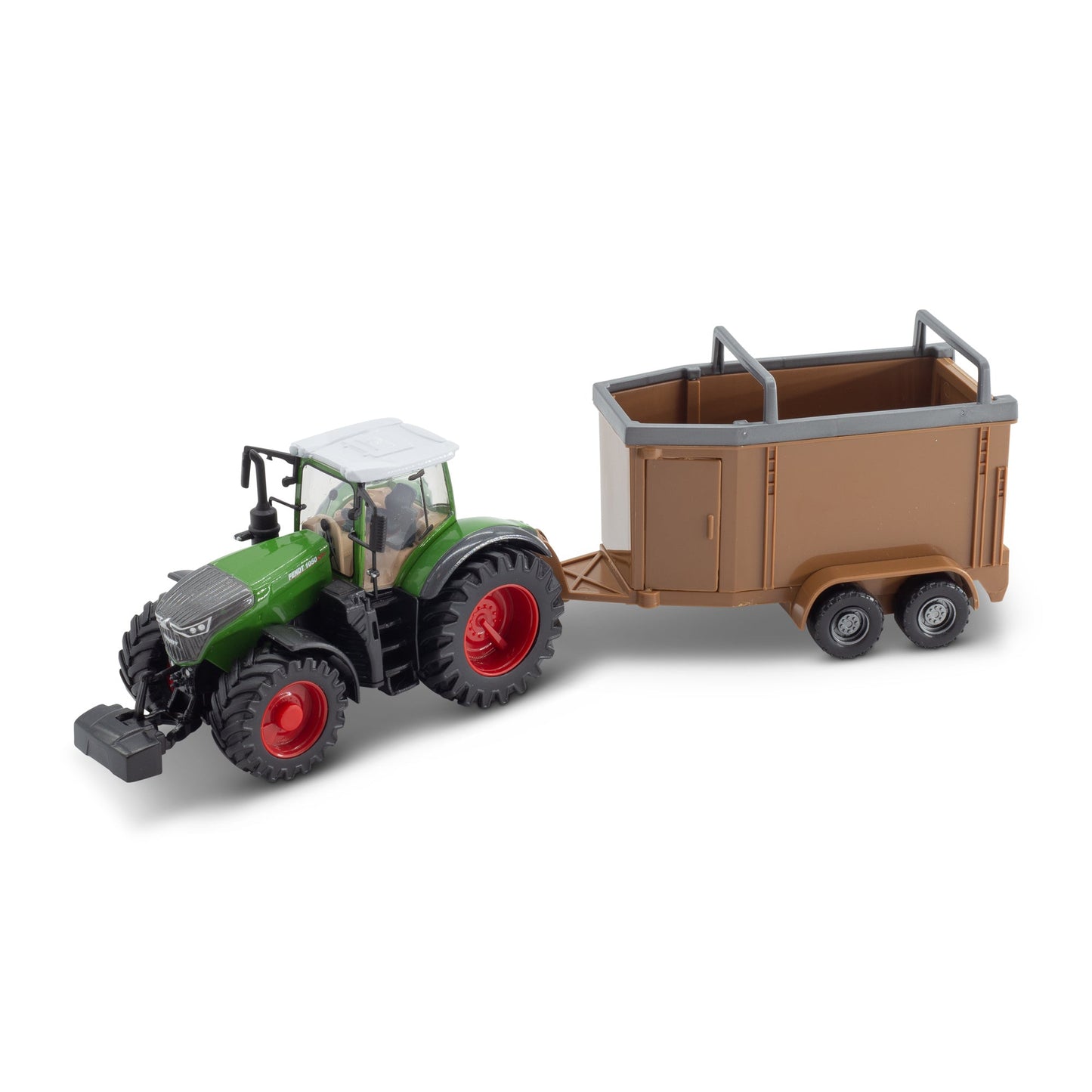 FENDT 1050 VARIO TRACTOR 10CM WITH HORSE TRAILER