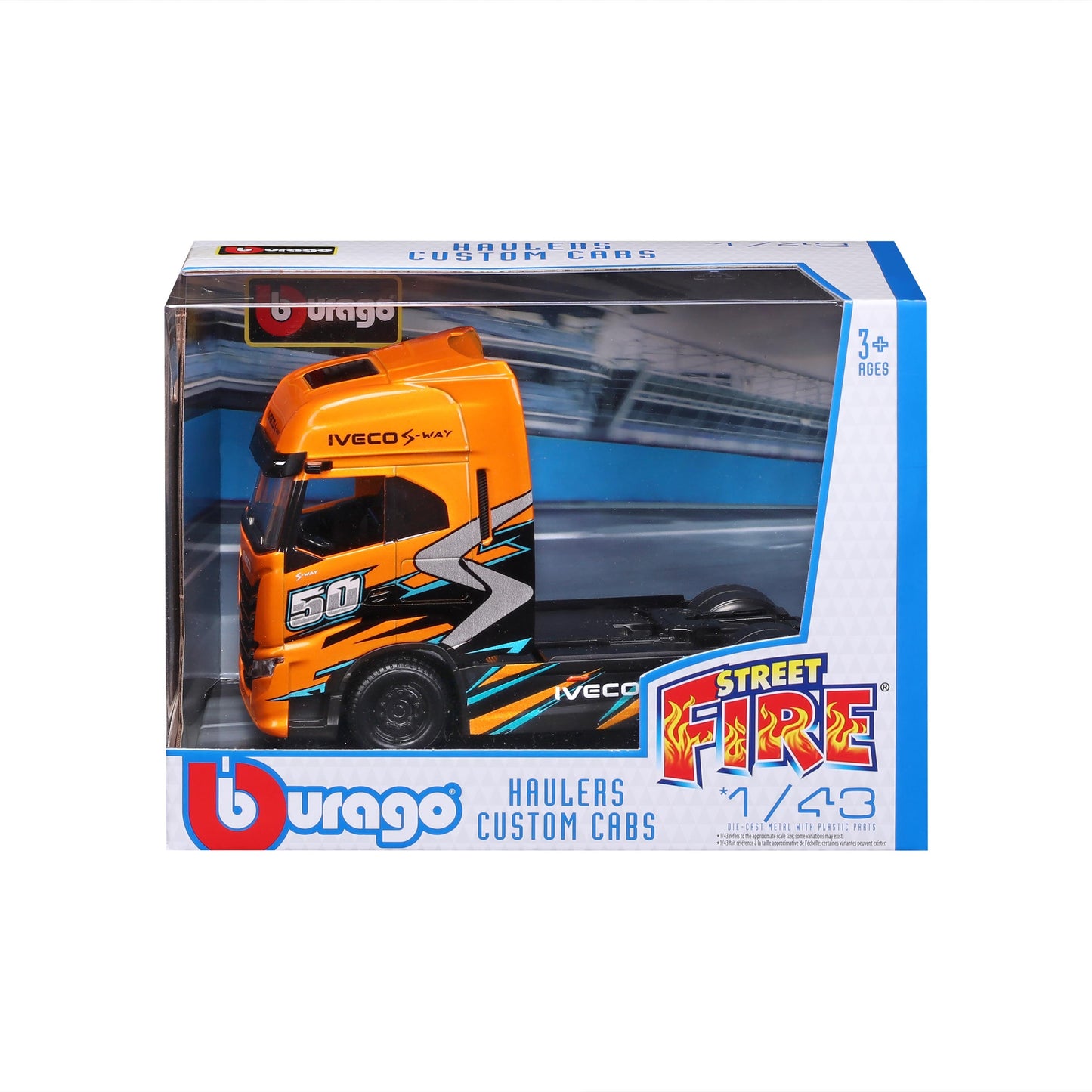 1:43 TRANSPORTEURS DE POMPIERS DE RUE CABINES PERSONNALISÉES IVECO S-WAY 570