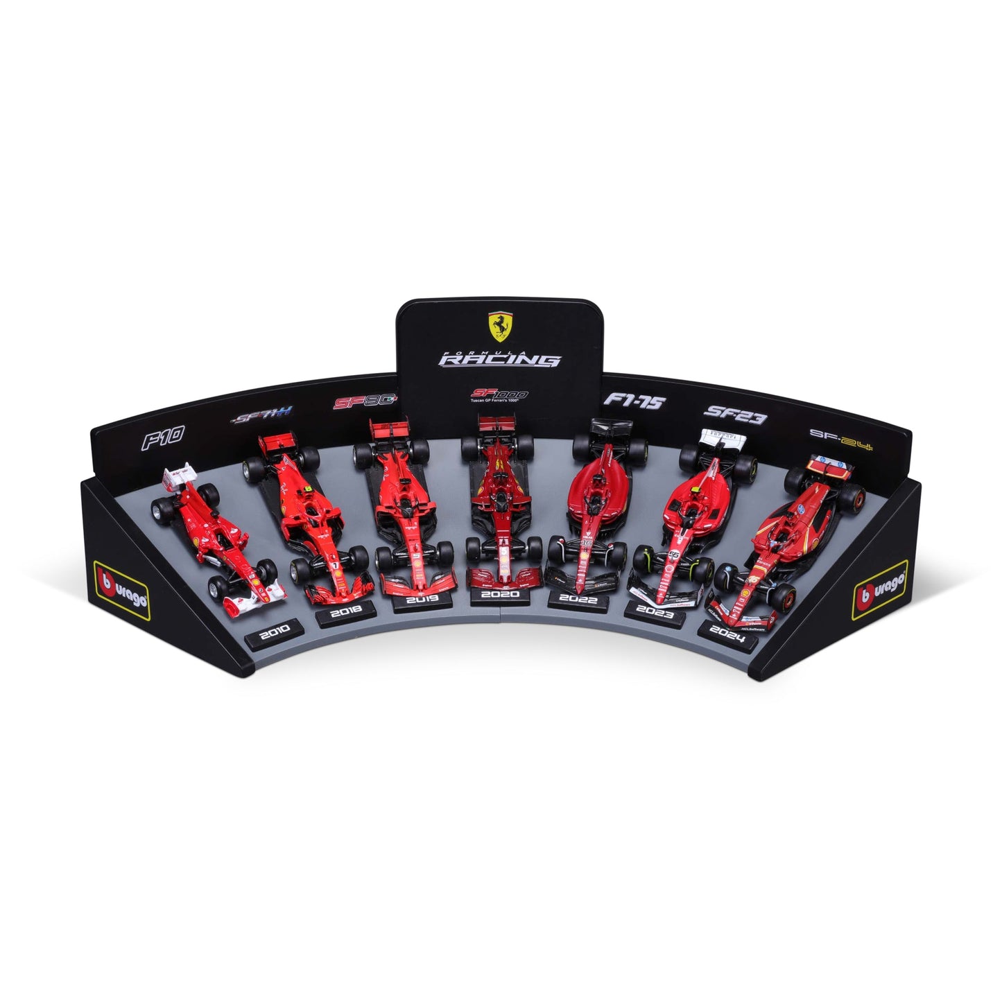 Coffret cadeau de luxe Ferrari F1 1:43 avec support d'exposition