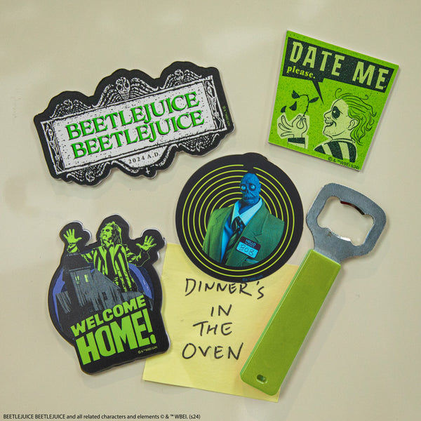 Beetlejuice 4-Piece Magnet Set