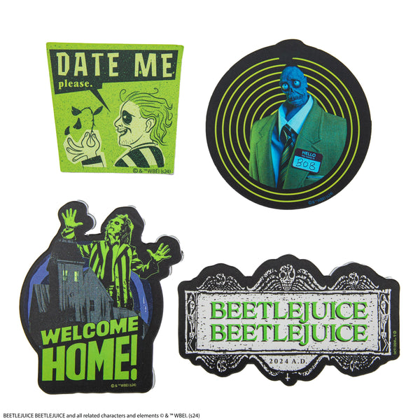 Beetlejuice 4-Piece Magnet Set