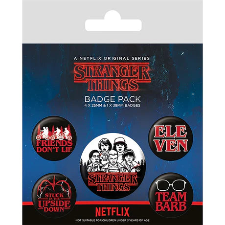 Stranger Things Badges - Characters
