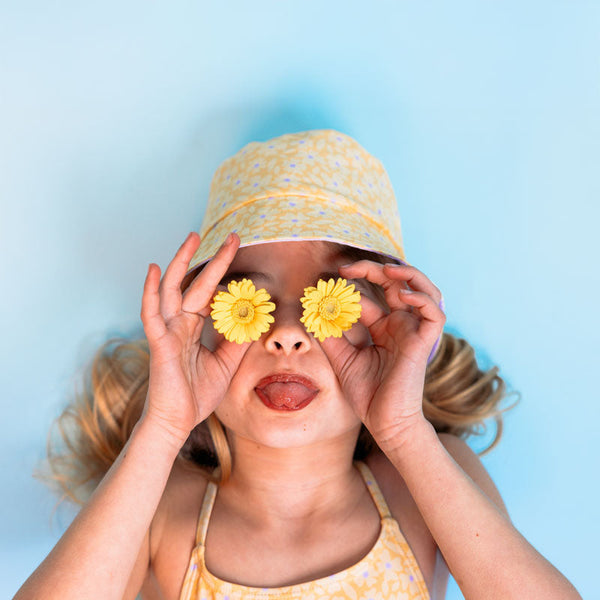 Reversible Sun Hat - Yellow - Florish