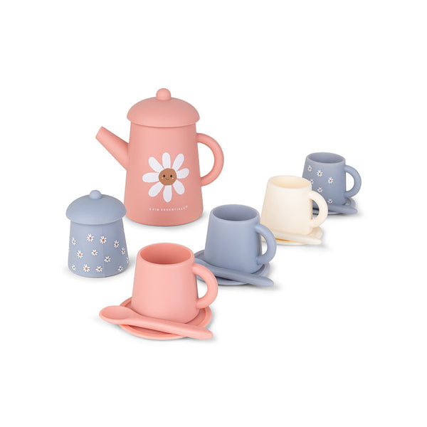 Silicone Tea Set Toys - Multicolor - Daisy Flower