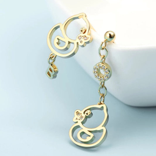 Boucles d'Oreilles Canard B.duck