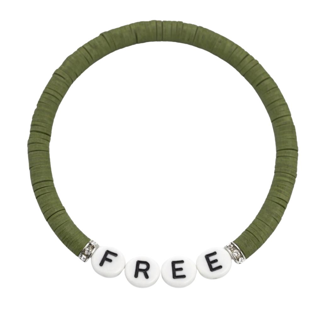 Swifties Friendship Bracelet FREE - Khaki green