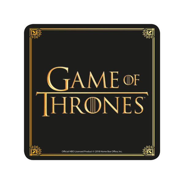 Game of Thrones logo coaster